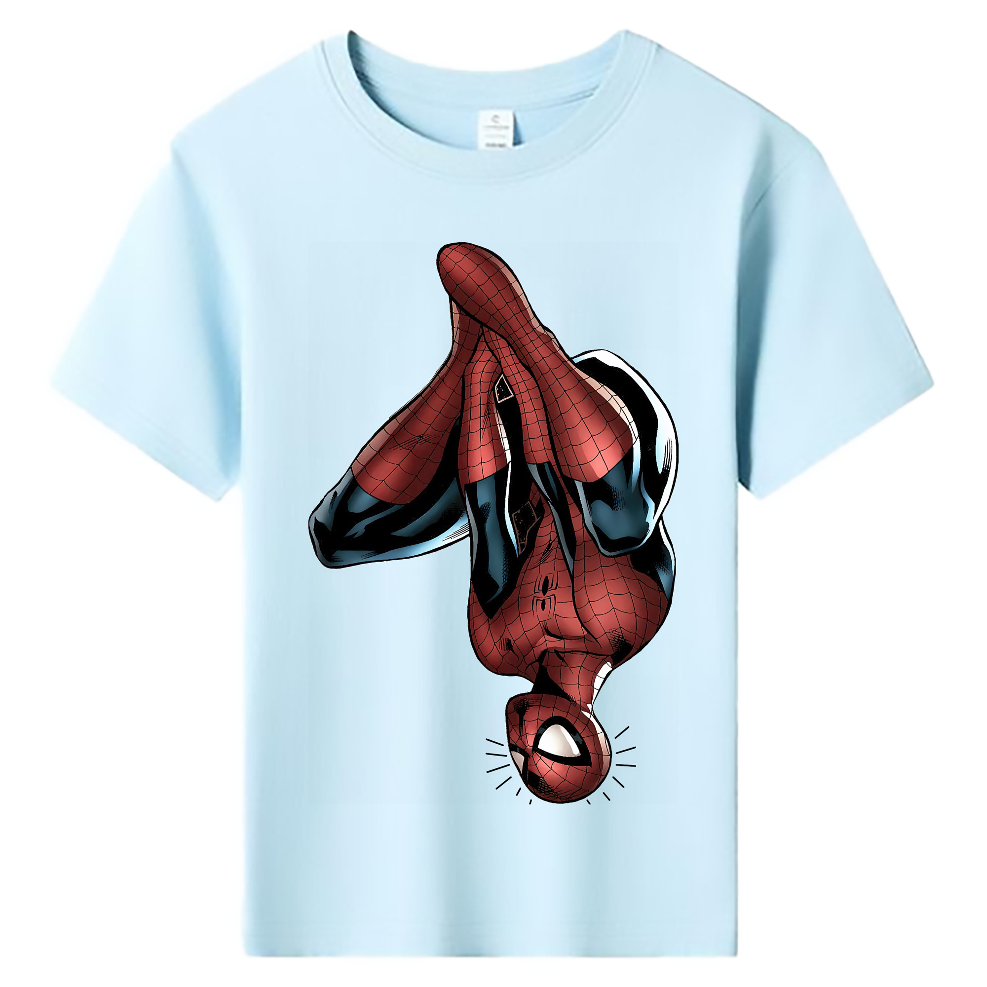 （画像用） Spider Man スパイダーマン 綿100％キッズTシャツ（フロントプリント）